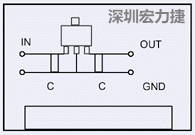 圖3：降壓電路的PCB設(shè)計示例。