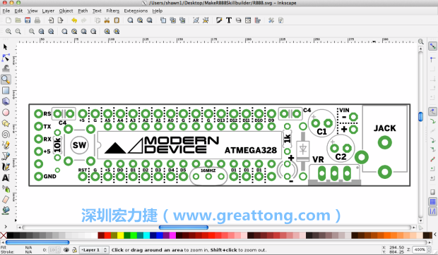 既然你有一個以電路板為背景的清晰影像了，使用向量工具將要絲印的圖像畫在上面吧，下面有一個例子。