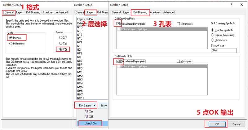 輸出Gerber部分，F(xiàn)ile下選擇 Gerber Files